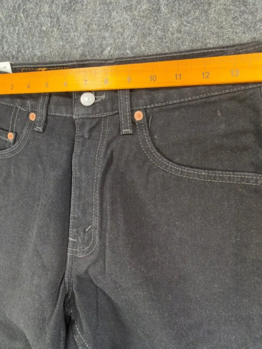 Levis 550 Jeans Mens 29x32 Black Cotton Relaxed Vintage 2003 Made in Canada NOS